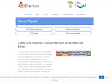 Tablet Screenshot of gifart.eu